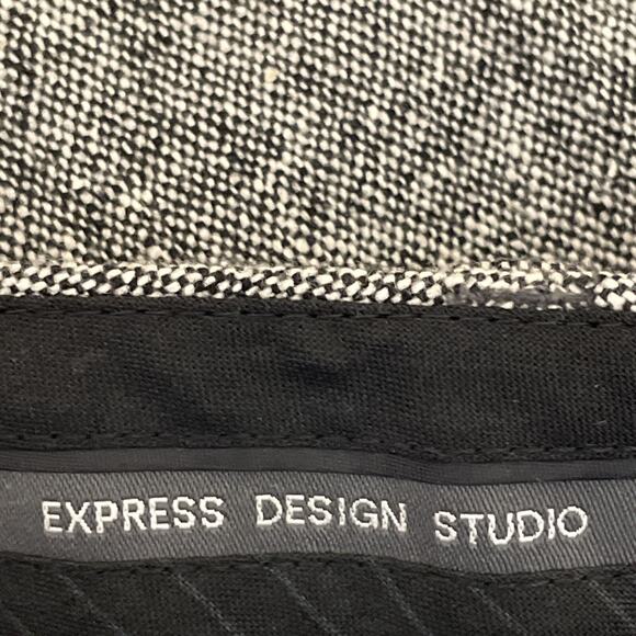 Express Editor Dress Pants Size 0 Office Career Old Money Wool Silk Academia - Picture 8 of 13